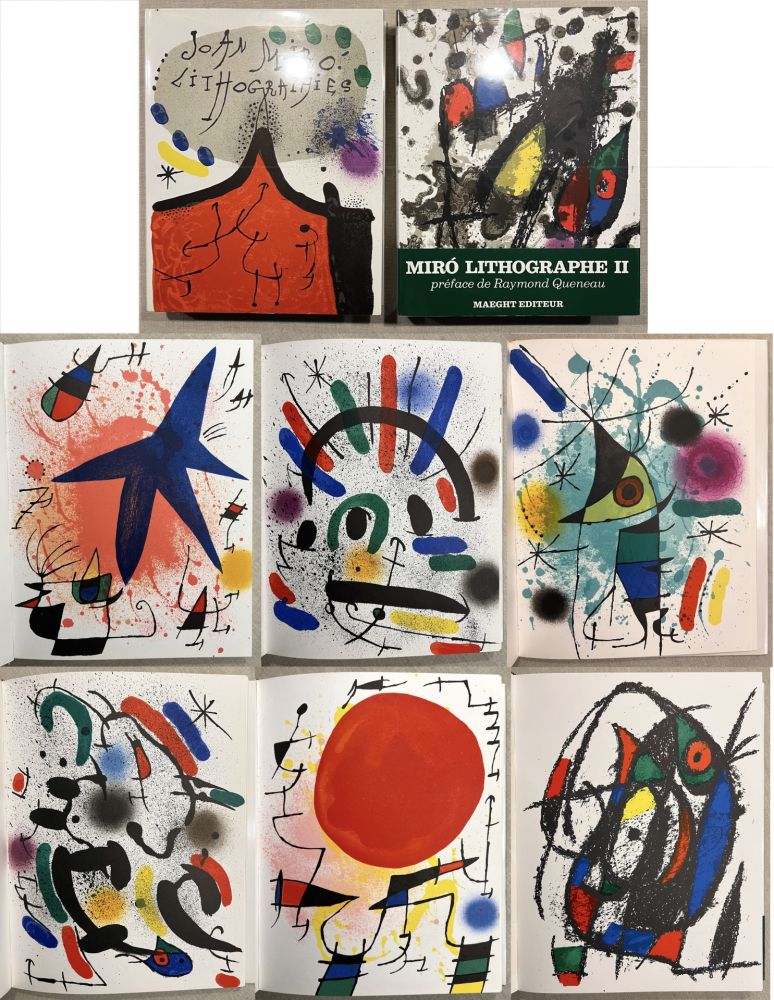 Illustriertes Buch Miró - MIRO LITHOGRAPHE I & II. Avec 24 lithographies originales (1972-1974).‎ 