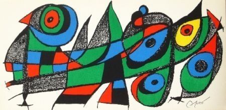 Lithographie Miró - Miro sculpteur, Japon