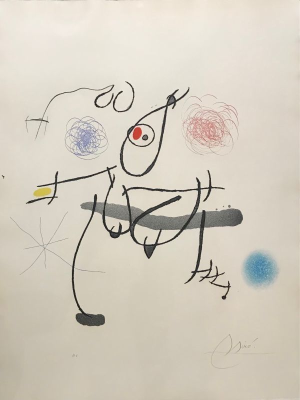 Radierung Und Aquatinta Miró - Miro à l'encre 
