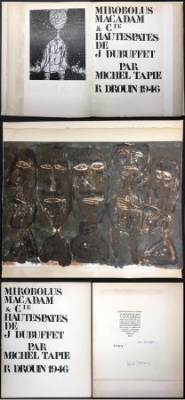 Illustriertes Buch Dubuffet - MIROBOLUS, MACADAM & Cie, HAUTESPATES DE J.D. (1946)