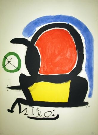 Lithographie Miró - MIRÓ EL TAPIS DE TARRAGONA