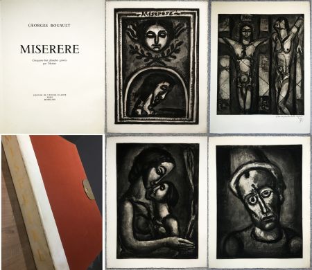Illustriertes Buch Rouault - MISERERE. 58 gravures. La suite complète des 58 gravures. Éditions de l’étoile filante, 1948