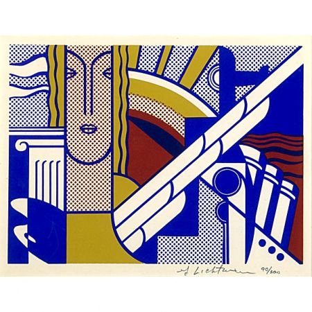 Siebdruck Lichtenstein - Modern Art Poster 