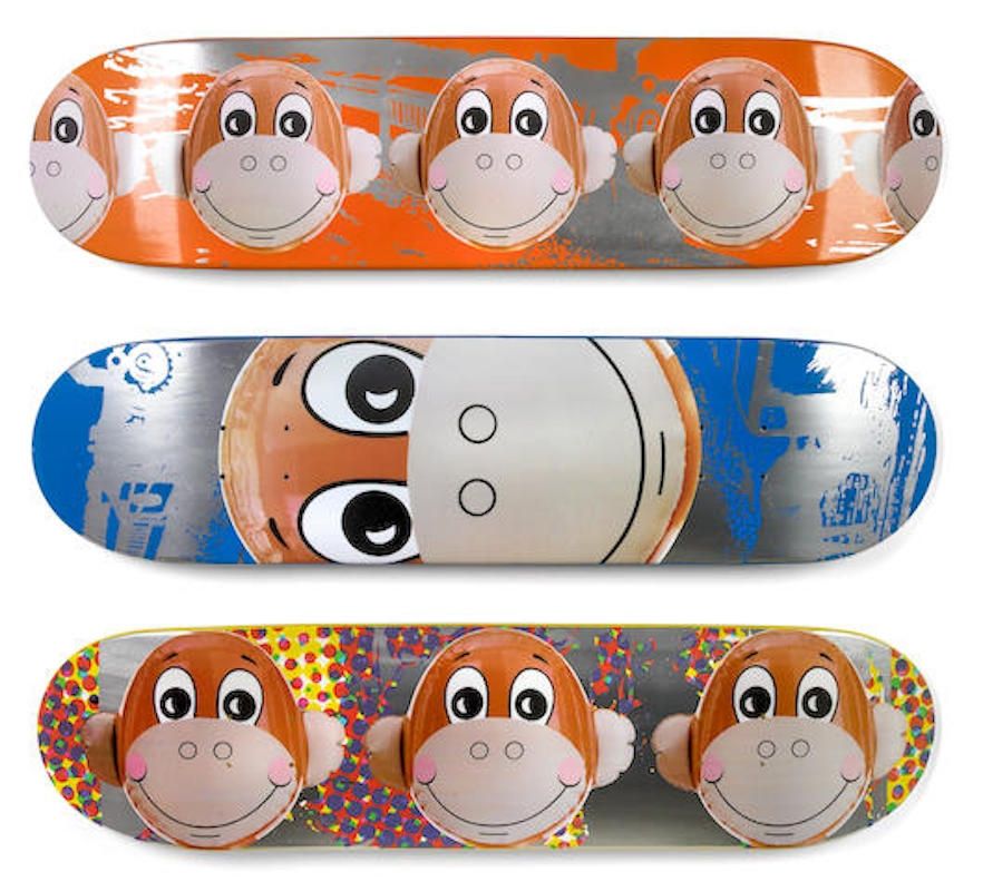Siebdruck Koons - Monkey Train Decks for Supreme