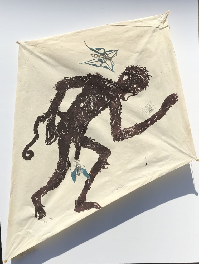 Keine Technische Toledo - Monkey with Butterflies Kite