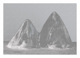 Digitale Druckgrafik Lamm - Montagnes