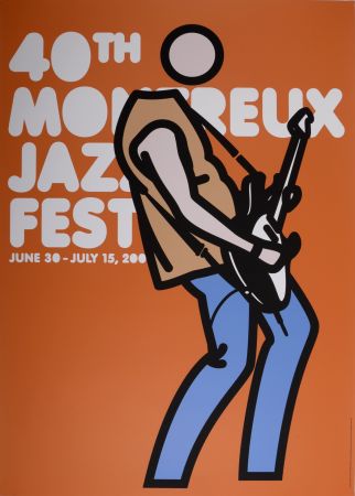 Siebdruck Opie - Montreux Jazz Festival, 2006