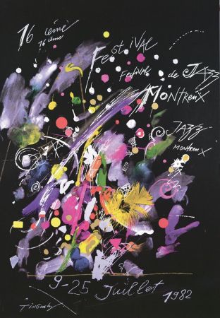 Siebdruck Tinguely - Montreux Jazz Poster