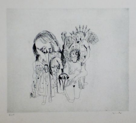 Radierung Und Aquatinta Condo - More sketches of Spain-For Miles Davis 5