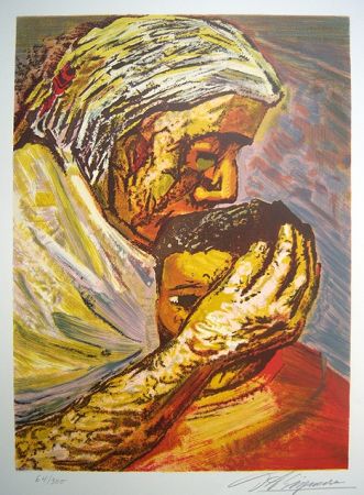 Lithographie Siqueiros - Mother and Child