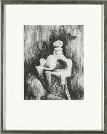 Radierung Moore - Mother and Child, 1979
