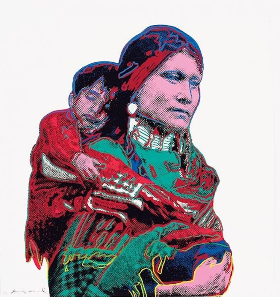 Siebdruck Warhol - Mother and Child (FS II.383)