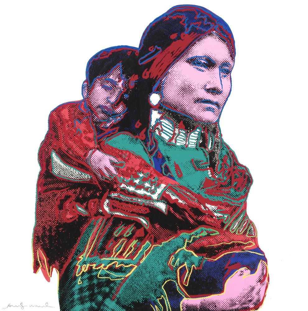 Siebdruck Warhol - Mother and Child (FS II.383)