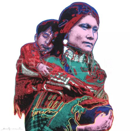 Siebdruck Warhol - Mother and Child (FS II.383)