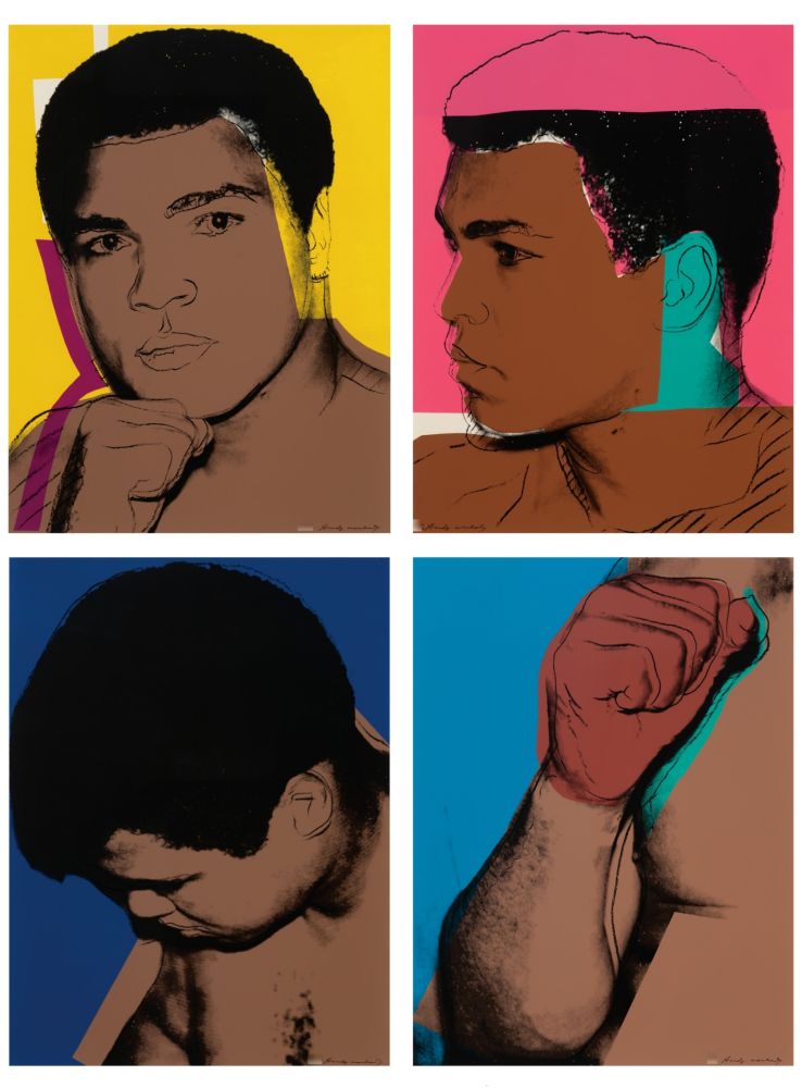 Siebdruck Warhol - Muhammad Ali Complete Portfolio 