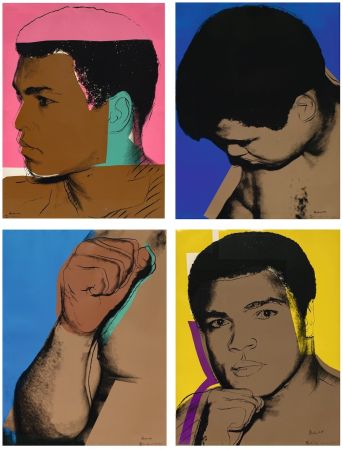 Siebdruck Warhol - Muhammad Ali Complete Portfolio (Signed By Ali And Warhol)