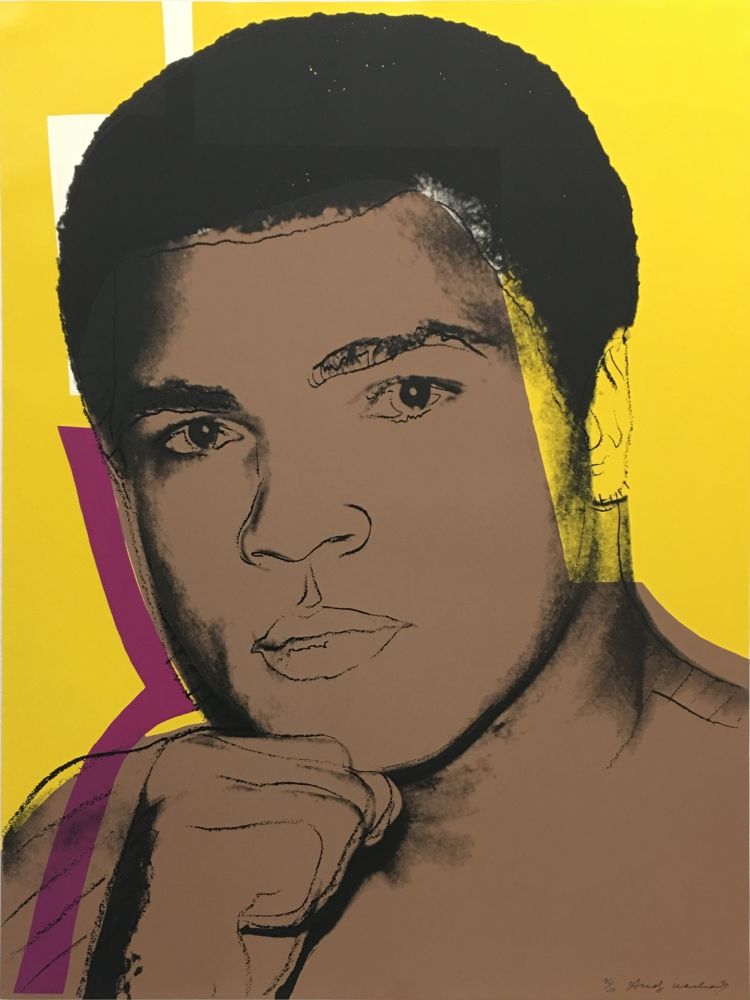 Siebdruck Warhol - Muhammad Ali: Full Face, II.182