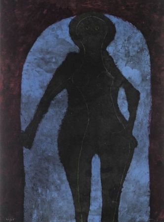 Lithographie Tamayo - Mujer en negro