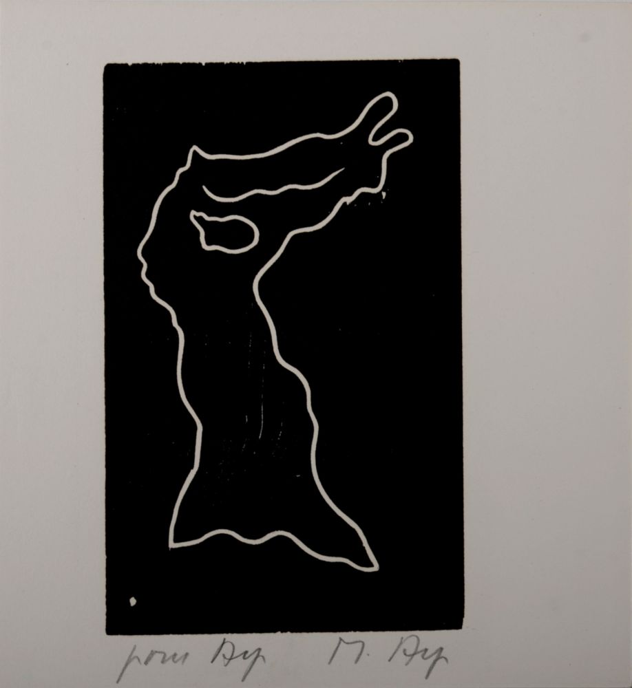 Holzschnitt Arp - Multiple Femme VI, 1956