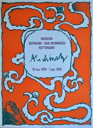 Plakat Alechinsky - Museum Rotterdam