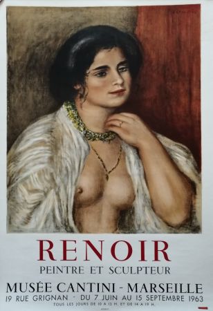 Plakat Renoir - Musée Cantini - Marseille