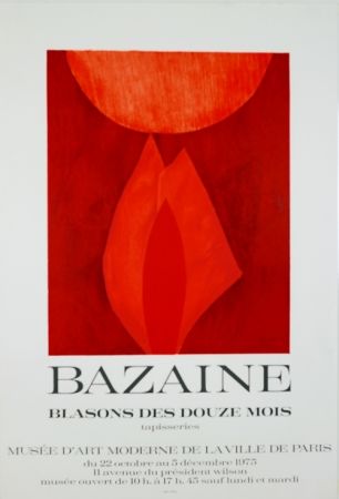 Lithographie Bazaine - Musée D'Art Moderne de Paris