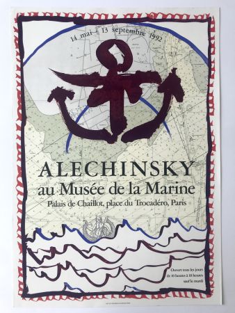 Plakat Alechinsky - Musée de la Marine