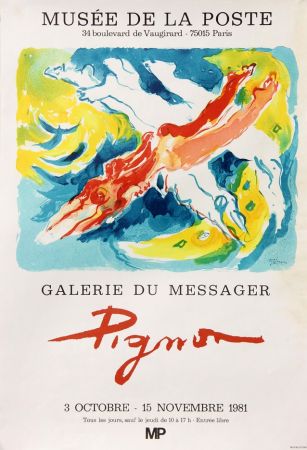 Plakat Pignon - Musée de la Poste - Galerie du Messager