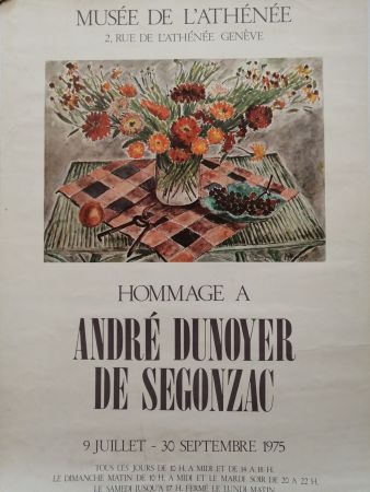 Plakat De Segonzac - Musée de l'Athénée - Genève