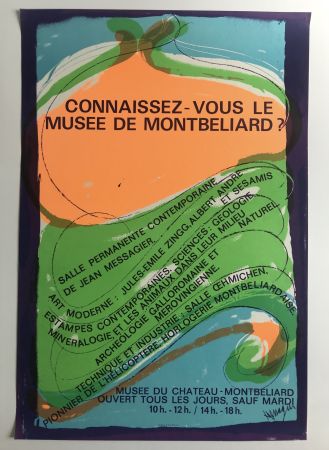 Plakat Messagier - Musée de Montbéliard