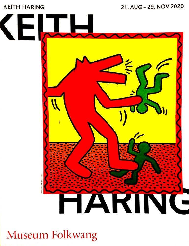 Plakat Haring -  Musée Folkwang de ESSEN