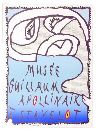 Plakat Alechinsky - Musée Guillaume Apollinaire