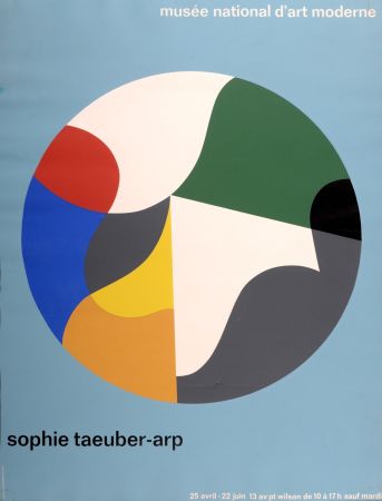 Siebdruck Taeuber-Arp - Musée National d'Art Moderne, 1964