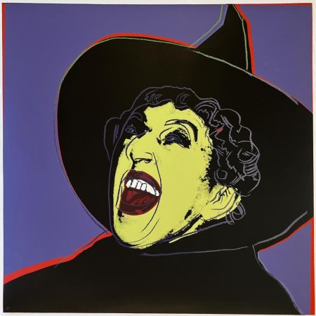 Siebdruck Warhol - Myths: The Witch II.261