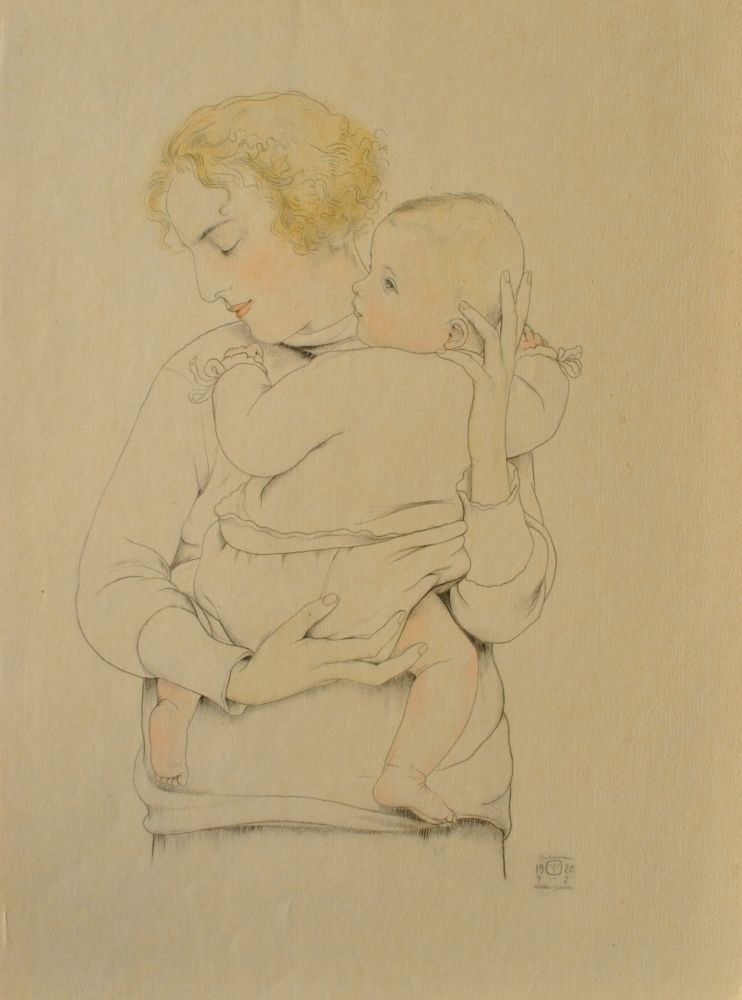 Stich Sauer - Mère et son enfant