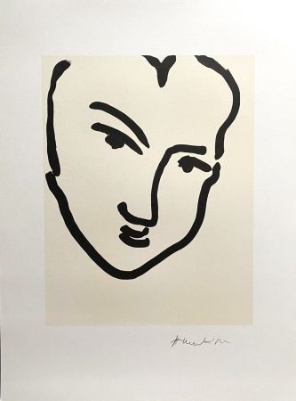 Plakat Matisse (After) - Nadia au Visage Penché