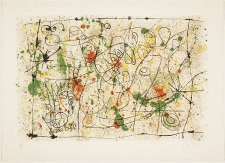 Lithographie Miró - Naissance D Ubu