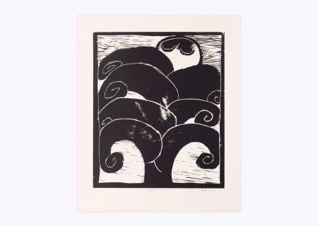 Holzschnitt Alechinsky - Naissance d'Eros
