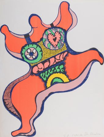 Lithographie De Saint Phalle - Nana, 1971. Lithographie signé. 