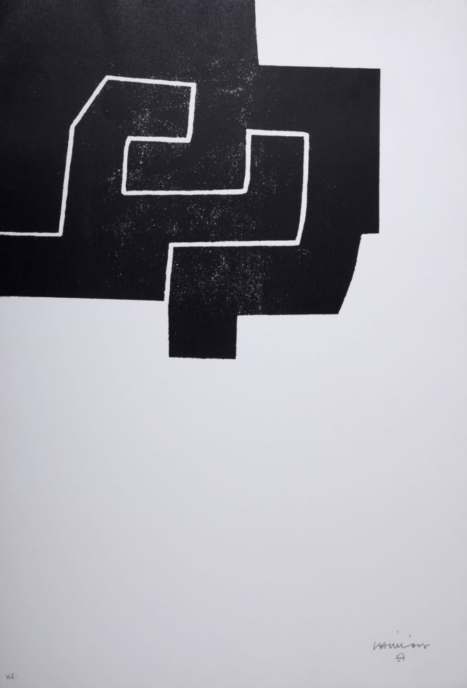 Lithographie Chillida - Nancy, 1972 - Hand-signed