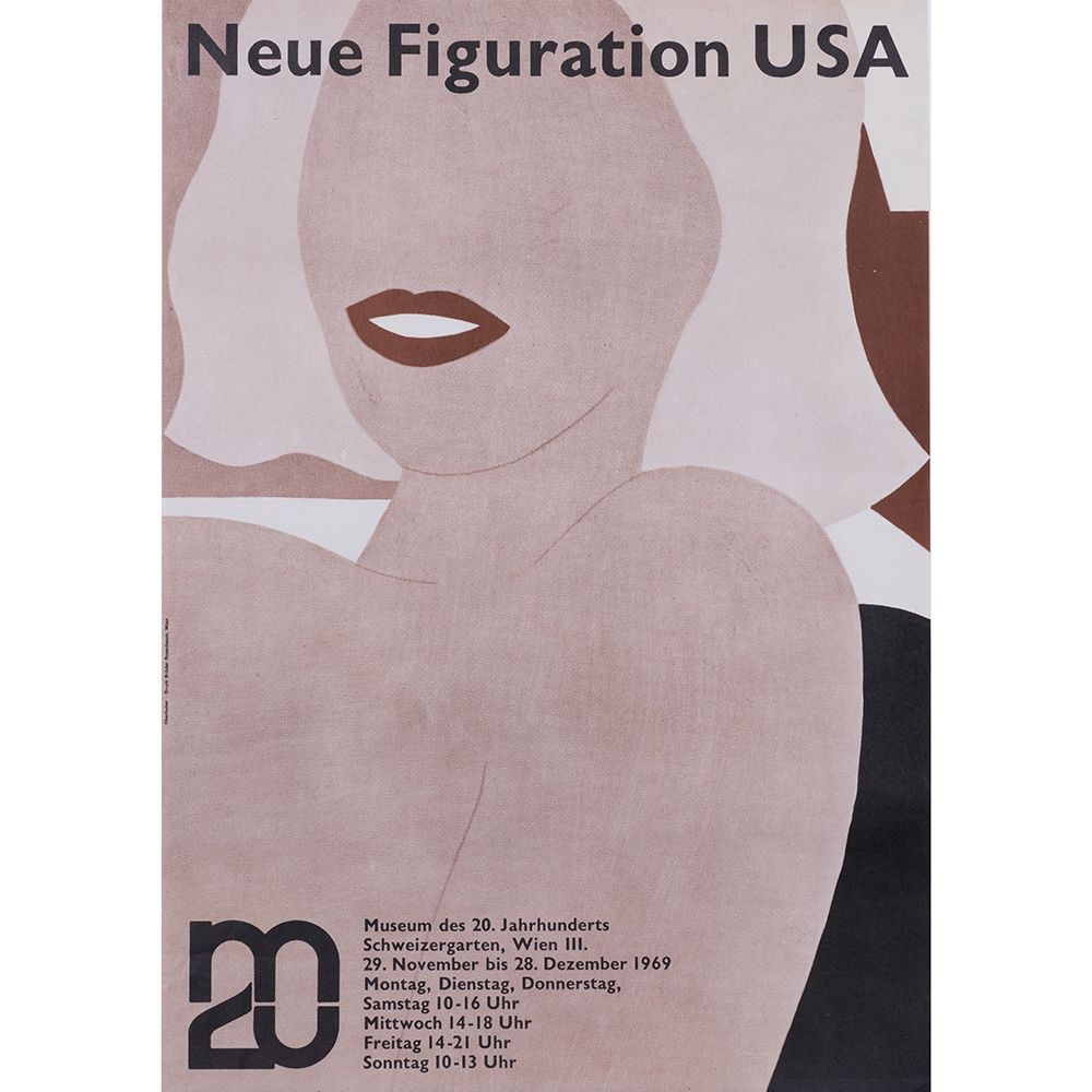 Plakat Wesselmann - Neue figuration USA 1969