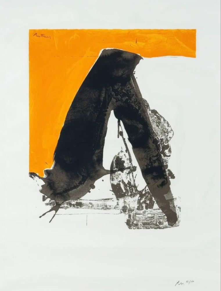 Siebdruck Motherwell - No. 12 (from The Basque Suite)
