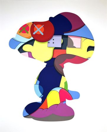 Siebdruck Kaws - No One's Home