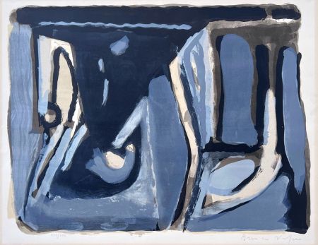 Lithographie Van Velde - Nocturne