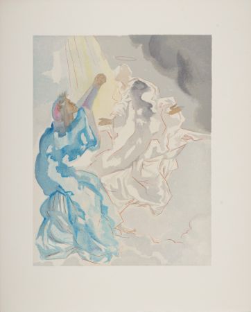 Holzschnitt Dali - Nouvel aspect de Béatrice, 1963