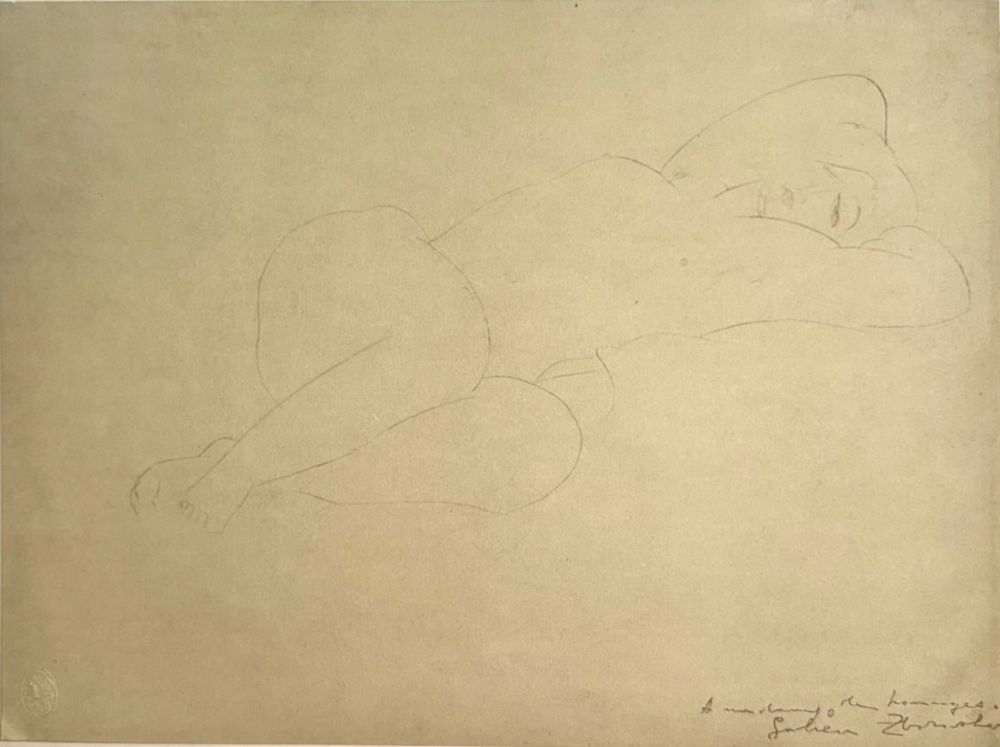 Lithographie Modigliani - Nu