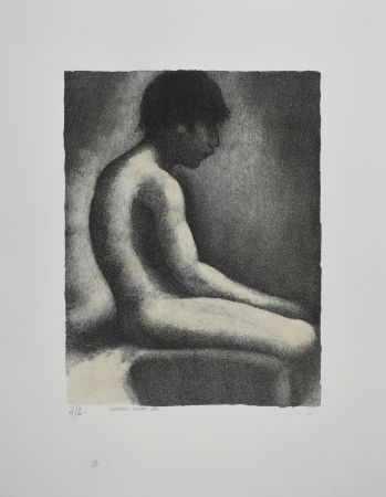 Lithographie Seurat - NU ASSIS / SEATED NUDE, 1883