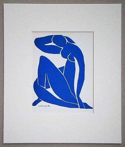 Lithographie Matisse - Nu beu - 1952