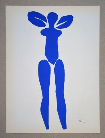 Lithographie Matisse (After) - Nu bleu debout - 1952