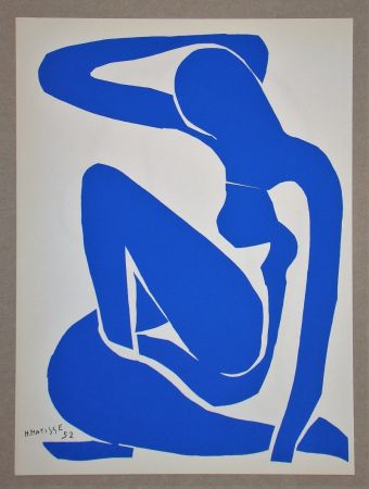 Lithographie Matisse (After) - Nu bleu I.-1952